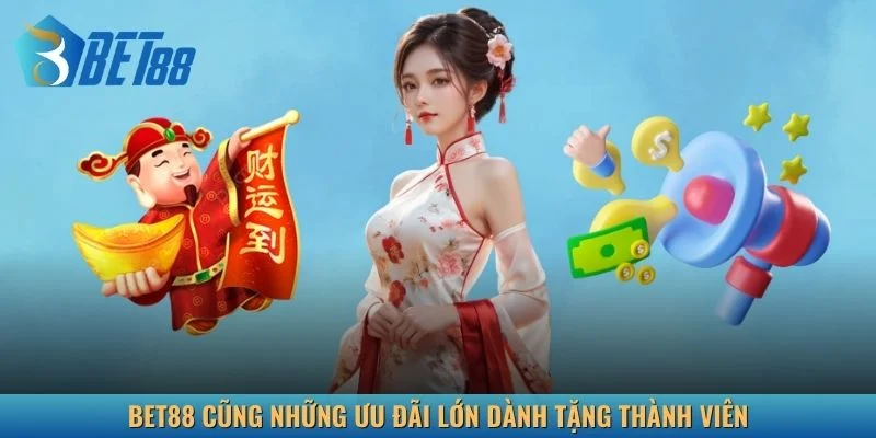 Bet88 cũng những ưu đãi lớn dành tặng thành viên