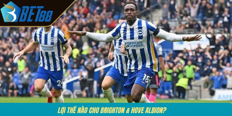 Lợi thế nào cho Brighton & Hove Albion?